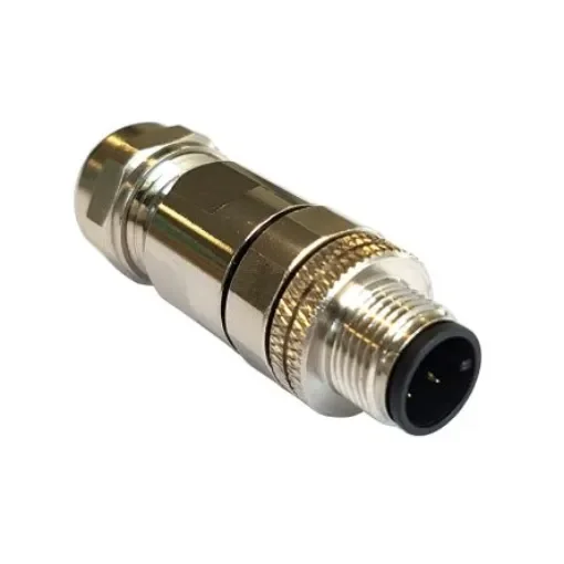 Bulgin Circular Connector, 5 Contacts, Panel Mount, M12 Connector, Plug, Male, IP67, Buccaneer M12 Series - PXMBNI12FIM05ASCPG9 product image