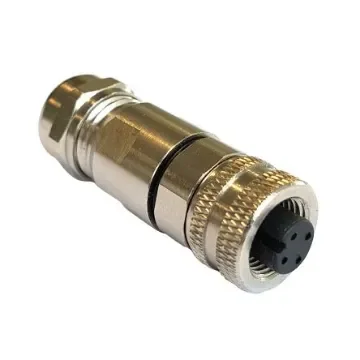 Bulgin Circular Connector, 12 Contacts, Panel Mount, M12 Connector, Socket, Female, IP67, Buccaneer M12 Series - PXMBNI12FBF12ASCPG9 product image