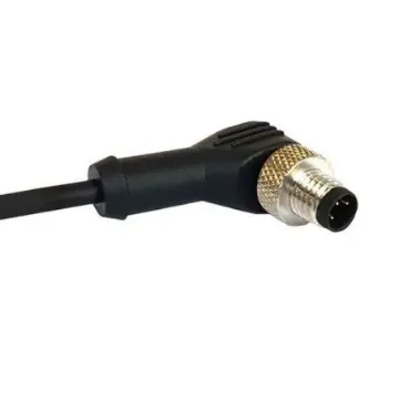 Bulgin Right Angle Male 5 way M12 to Unterminated Sensor Actuator Cable, 1m - PXPTPU12RAM05ACL010PUR product image