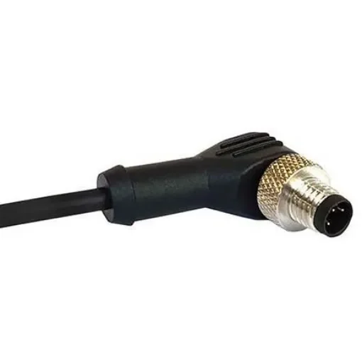 Bulgin Right Angle Male 12 way M12 to Unterminated Sensor Actuator Cable, 1m - PXPTPU12RAM12ACL010PUR product image