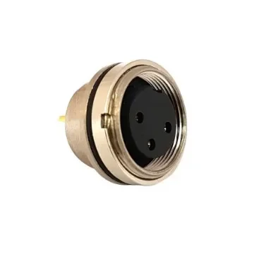 Bulgin Circular Connector, 3 Contacts, Rear Mount, M16 Connector, Socket, Female, IP67, Buccaneer M16 Series - PXMBNI16RPF03ASC product image