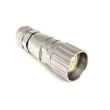 Bulgin Circular Connector, 12 Contacts, Panel Mount, M23 Connector, Socket, Female, IP67, Buccaneer M23 Series - PXMBNI23FBF12ASC product image