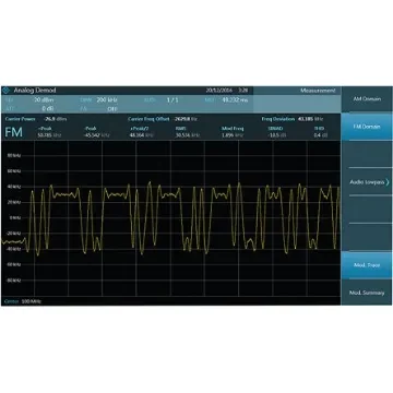 Rohde & Schwarz FPC-K7 Modulation Analysis, For Use With FPC1000 Spectrum Analyser product image