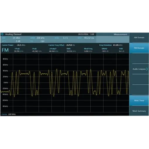 Rohde & Schwarz FPC-K7 Modulation Analysis, For Use With FPC1000 Spectrum Analyser product image