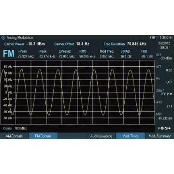 Rohde & Schwarz FPH-K7 Analogue Modulation Analysis AM/FM, For Use With FPH Spectrum Rider Handheld Spectrum Analyser product image