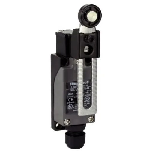 Honeywell SZL-VL Series Adjustable Roller Lever Limit Switch, NO/NC, IP67, SPDT, Metal Housing, 380V ac Max, 220 V dc - SZL-VL-S-B-N-M product image
