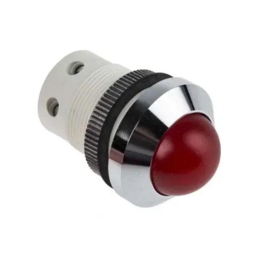 Signal Construct Red Panel Mount Indicator, 230V ac, 22mm Mounting Hole Size, IP67 - SMQD22038 product image
