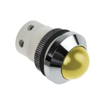 Signal Construct Yellow Panel Mount Indicator, 230V ac, 22mm Mounting Hole Size, IP67 - SMQD22138 product image