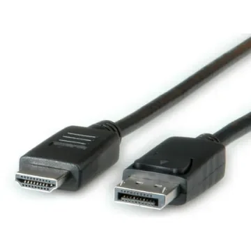 Roline Male DisplayPort to Male HDMI, PVC  Cable, 1080p, 3m - 11.04.5782-10 product image