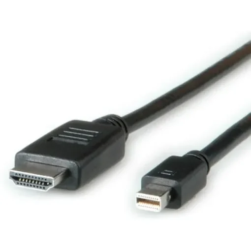 Roline Male Mini DisplayPort to Male HDMI, PVC  Cable, 1m - 11.04.5790-10 product image