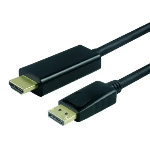 Roline Male DisplayPort to Male HDMI, PVC  Cable, 4K, 1m - 11.04.5785-10 product image