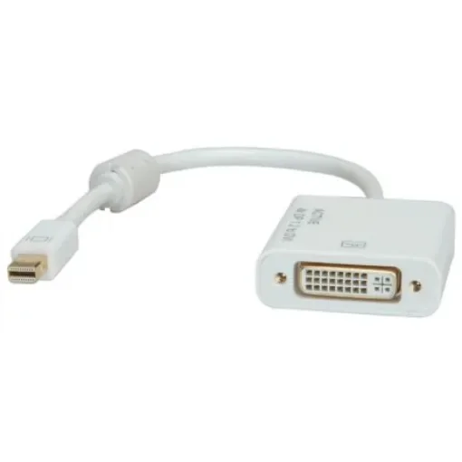 Roline Mini DisplayPort to DVI Adapter, 155mm Length - 3840 x 2160 Maximum Resolution - 12.03.3137-10 product image