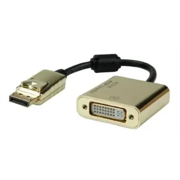 Roline DisplayPort to DVI Adapter, 150mm Length - 4096 x 2160 Maximum Resolution - 12.03.3175-10 product image