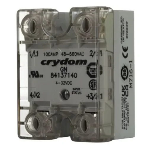 Sensata Crydom GN Series Solid State Relay, 100 A rms Load, Panel Mount, 660 V ac Load, 32 V dc Control - 84137140 product image