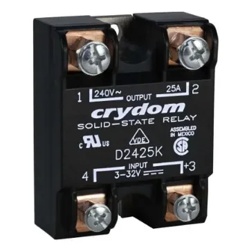 Sensata Crydom 1 Series Solid State Relay, 25 A Load, Panel Mount, 530 V rms Load, 32 V dc Control - D4825K product image