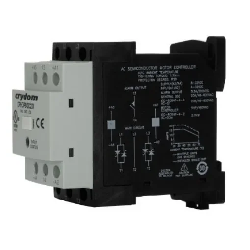 Sensata Crydom DRH Solid State Contactor, 3-Pole, 20 A, 1.5 kW, 32 V dc - DRH3P60D20 product image