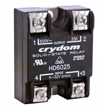 Sensata Crydom HD Series Solid State Relay, 50 A rms Load, Panel Mount, 530 V ac Load, 32 V dc Control - HD4850K product image