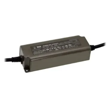 MEAN WELL LED Driver, 24V Output, 60W Output, 2.5A Output, Constant Voltage Dimmable - PWM-60-24DA2 product image