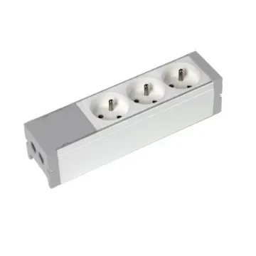Legrand NF Socket 3 Gang Trailing Socket, No, 16A - 0 734 00 product image