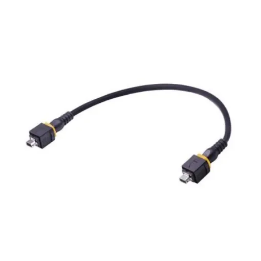 HARTINGHARTING Mini PushPull, 500mm Cat6a, Black Type A Plug to Male Type A Plug Male, Terminated PVC Sheath - 33483434806005 product image