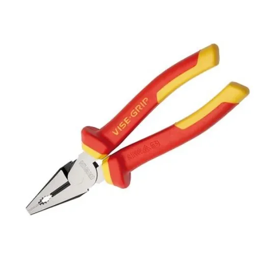 Irwin Combination Pliers, 200 mm Overall, Straight Tip, VDE/1000V - 10505874 product image