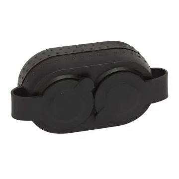 Legrand Black 2 Gang Plug Socket, 16A, Outdoor Use - 0 504 70 product image