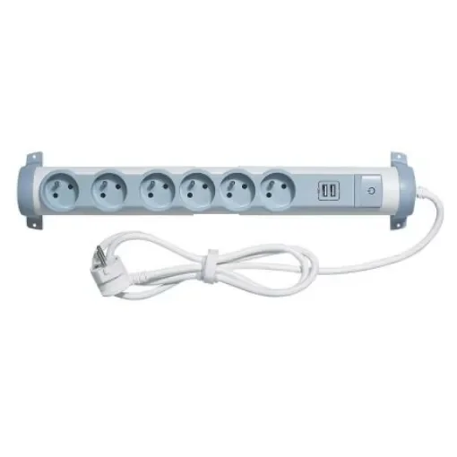 Legrand 1.5m 6 Socket Type E - French Extension Lead - 0 503 92 product image