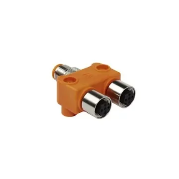 Lumberg Automation 4 Pole M12 Socket to 5 Pole M12 Plug Adapter - 33268 ASBS 2 M12-5S 1-2 F product image