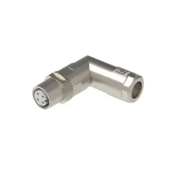 Lumberg Automation Industrial Circular Connectors, 4 Contacts, Cable, M12 Connector, Socket, Female, IP67, M12 Crimp - 935093002 RM12C-FASV4A product image