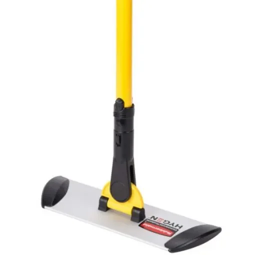 Rubbermaid Commercial Products Yellow Aluminium Mop Handle, 1.83m, for use with Rubbermaid HYGEN - FGQ75500YL00 product image