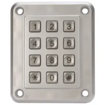 EOZ IP67 12 Key ZAMAK 5 Anti Vandal Keypad - S.12100.001 product image