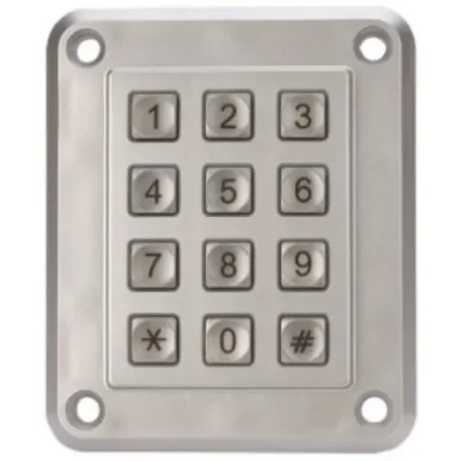 EOZ IP67 12 Key ZAMAK 5 Anti Vandal Keypad - S.12100.001 product image