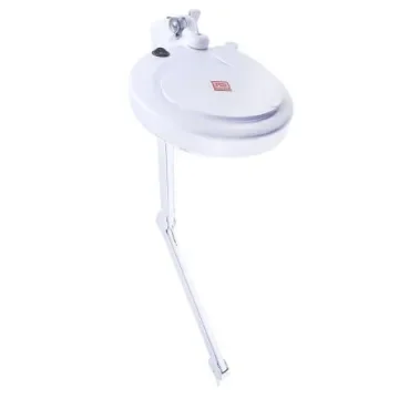 RS PRO LED Magnifying Lamp with Table Clamp Mount, 3dioptre, 125mm Lens Dia., 125mm Lens - 1465486 product image