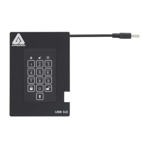 Apricorn Aegis Bio 3 2 TB External Portable Hard Drive - A25-3PL256-2000F product image