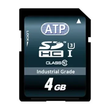 ATP 4 GB Industrial SDHC SD Card, Class 10, UHS-1 U1 - AF4GSDI-WADXM product image