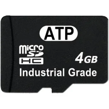 ATP 4 GB Industrial MicroSDHC Micro SD Card, Class 10, UHS-1 U1 - AF4GUDI-WACXM product image