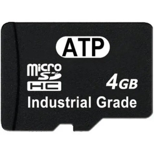 ATP 4 GB Industrial MicroSDHC Micro SD Card, Class 10, UHS-1 U1 - AF4GUDI-WACXM product image
