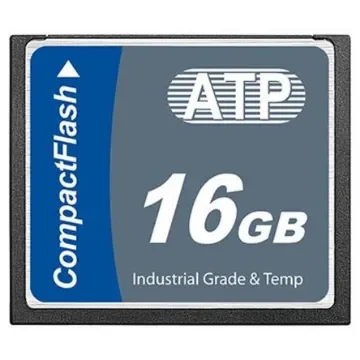 ATP CompactFlash Industrial 16 GB SLC Compact Flash Card - AF16GCFI-TACXP product image