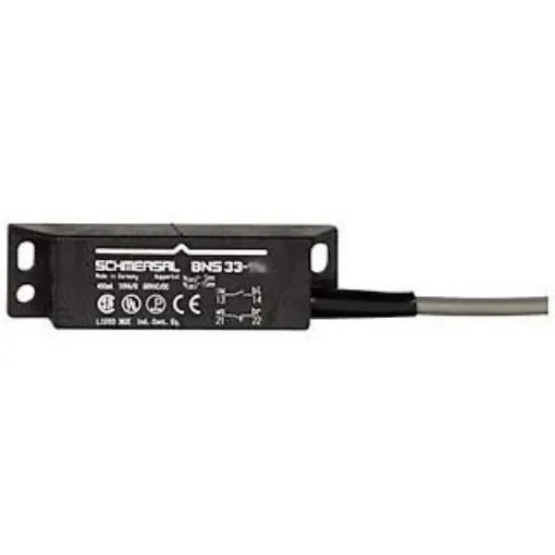 Schmersal BNS 33 Series Magnetic Non-Contact Safety Switch, 24V dc, Reinforced Thermoplastic Housing, NO/NC, Cable - BNS33-12ZG-2187-10 product image