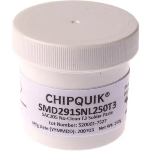 CHIPQUIK SMD291SN Lead Free Solder Paste, 250g Tub - SMD291SNL250T3 product image