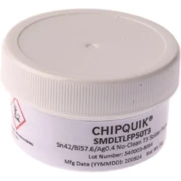 CHIPQUIK SMD LTLF Lead Free Solder Paste, 50g Tub - SMDLTLFP50T3 product image