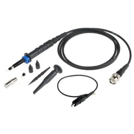 RS PRO Oscilloscope Probe, Voltage Type, 150MHz, 1:10, BNC Connector - 1466613 product image