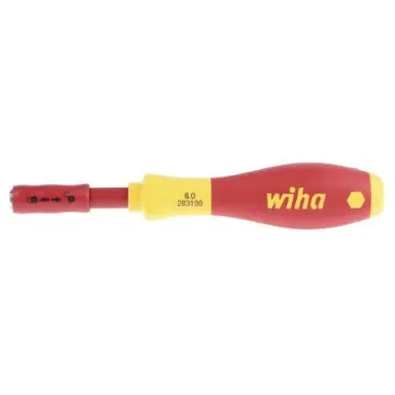 Wiha Hexagon Nut Driver, 6 mm Tip, VDE/1000V, 50 mm Blade, 160 mm Overall - 34577 product image