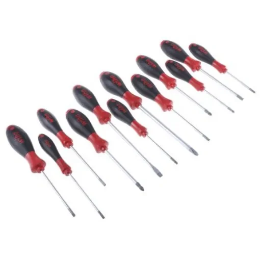 Wiha 302 HK12 Phillips; Pozidriv; Slotted; Torx Screwdriver Set, 12-Piece - 41002 product image