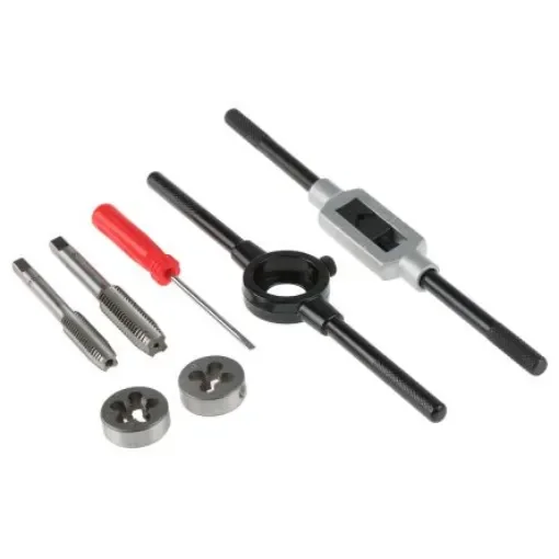 CK 21-Piece Carbon Steel Thread Tap & Die Set, 1/8 in NPT - 1/8 in NPT Taps, 1/8 in NPT - 1/8 in NPT Dies - T4032 product image