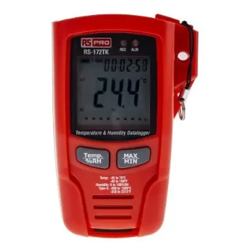 RS PRO RS-172TK Temperature & Humidity Data Logger, USB, 1 Input Channel(s) - 1469089 product image