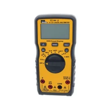Ideal Industries 61-337 Handheld LED Multimeter, 10A ac Max, 10A dc Max, 600V ac Max product image