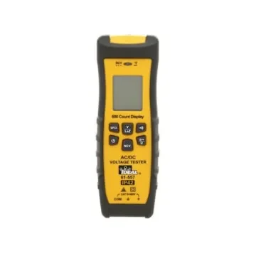 Ideal Industries 61-557, LCD Voltage tester, 600V ac/dc, Continuity Check, Battery Powered, CAT IV product image