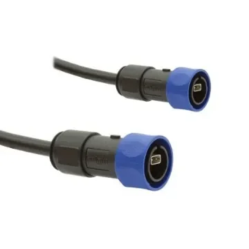 BulginSPE 4000, 1m, Black SPE to Male SPE Female, Terminated Polyurethane, PVC Sheath - PXPSPE4031/1M/22 product image