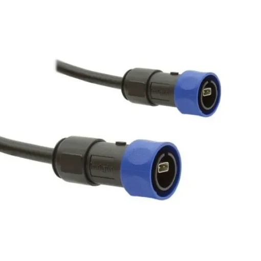 BulginSPE 4000, 2m, Black SPE to Male SPE Female, Terminated Polyurethane, PVC Sheath - PXPSPE4031/2M/22 product image